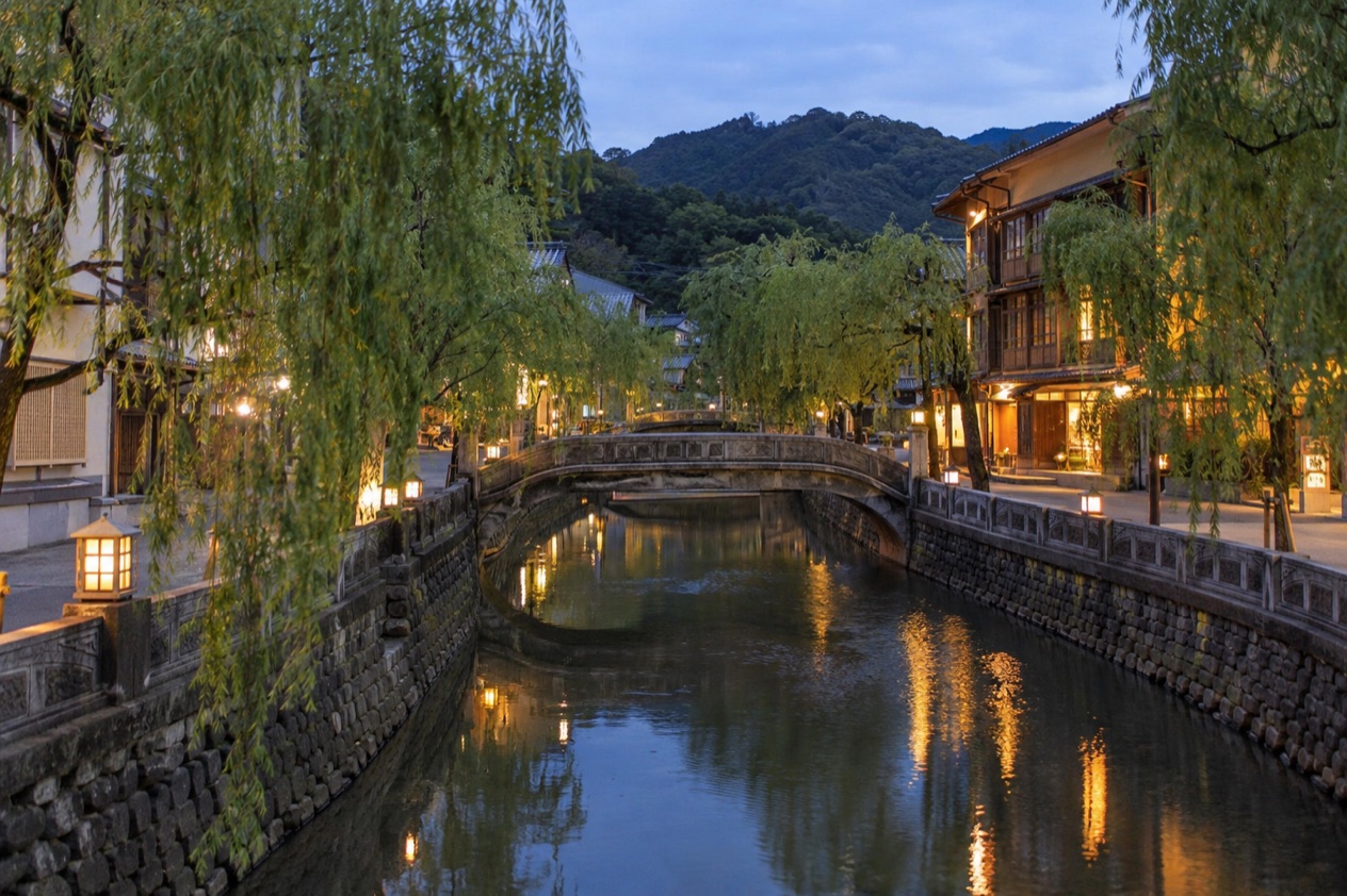 The canal at Kinosaki Onsen