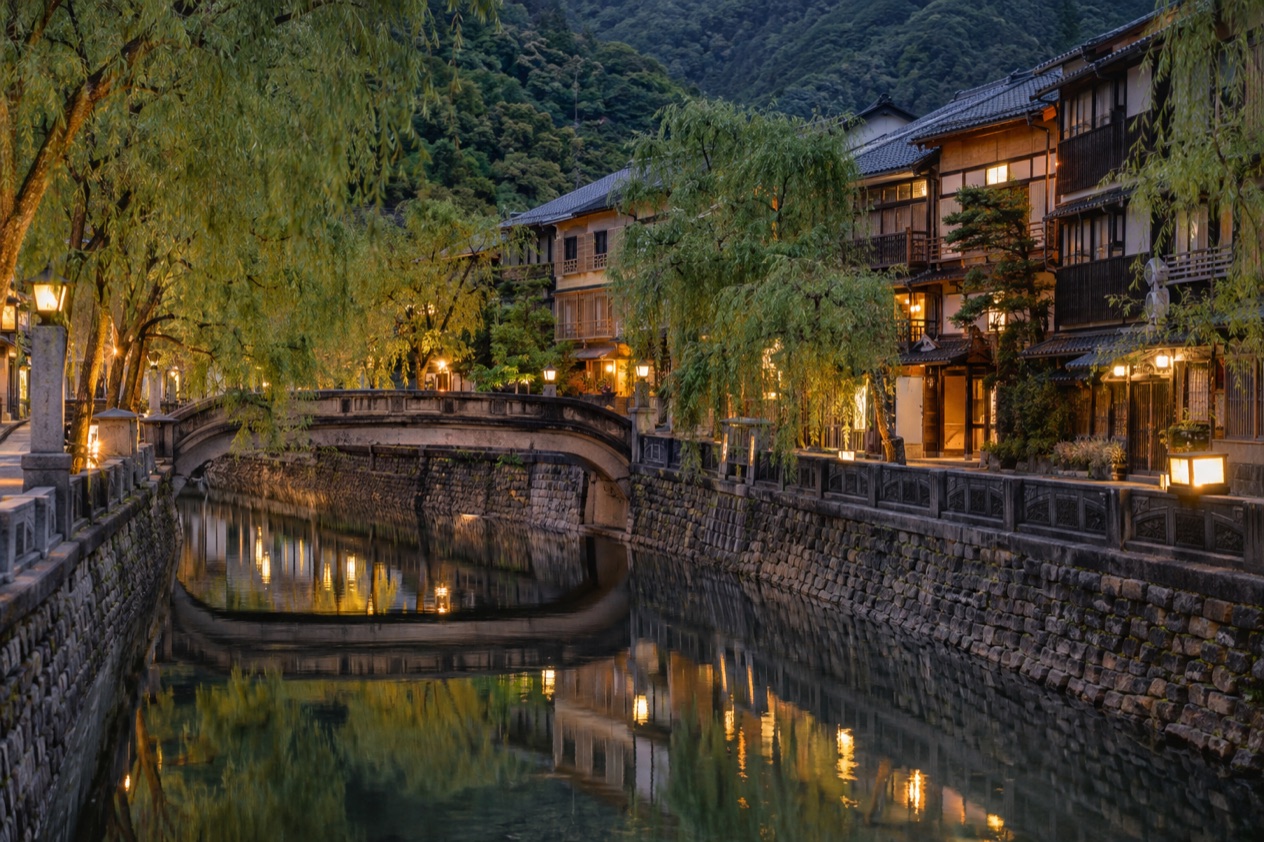 The canal at Kinosaki Onsen