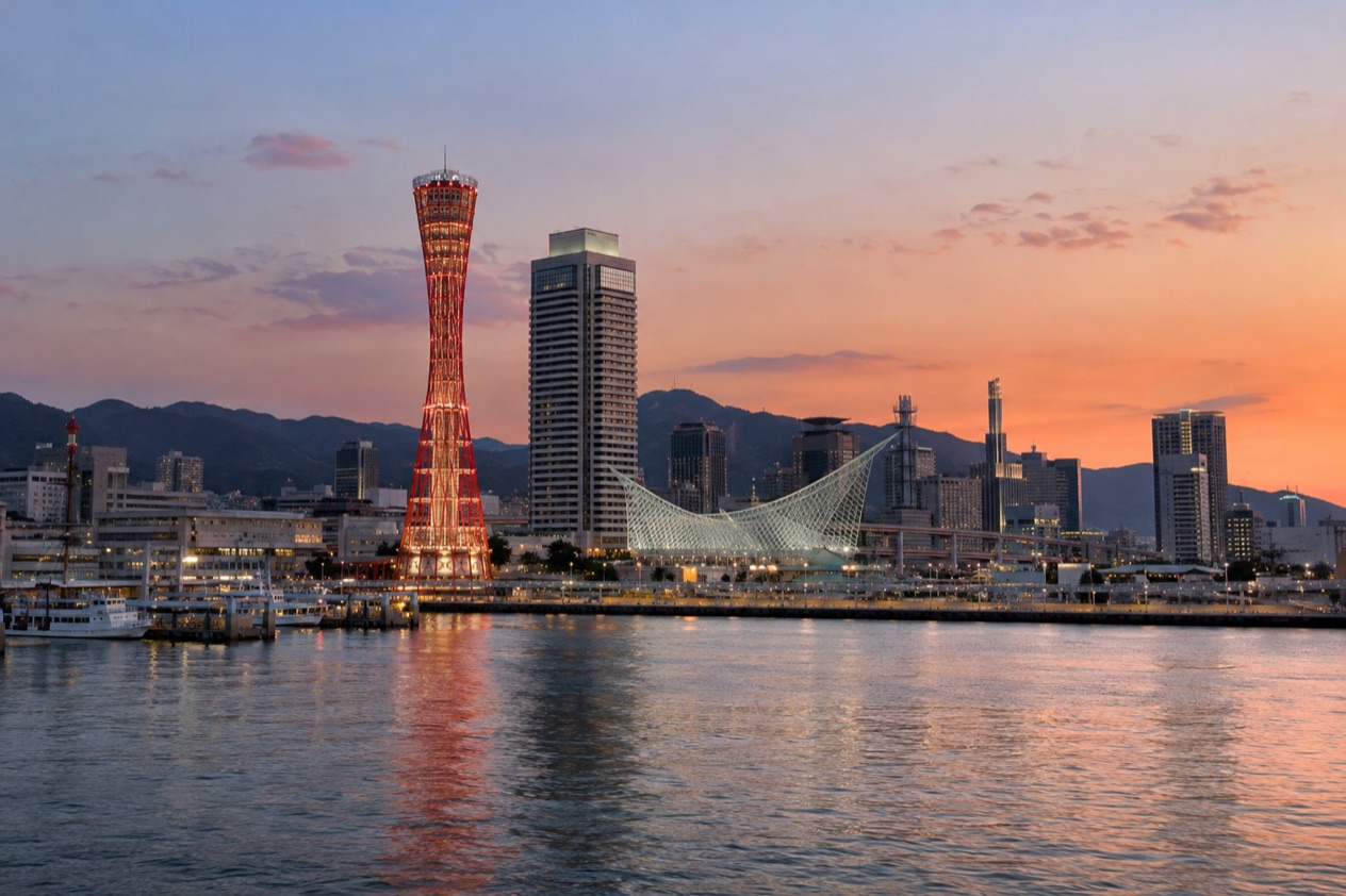 The harbor of Kobe