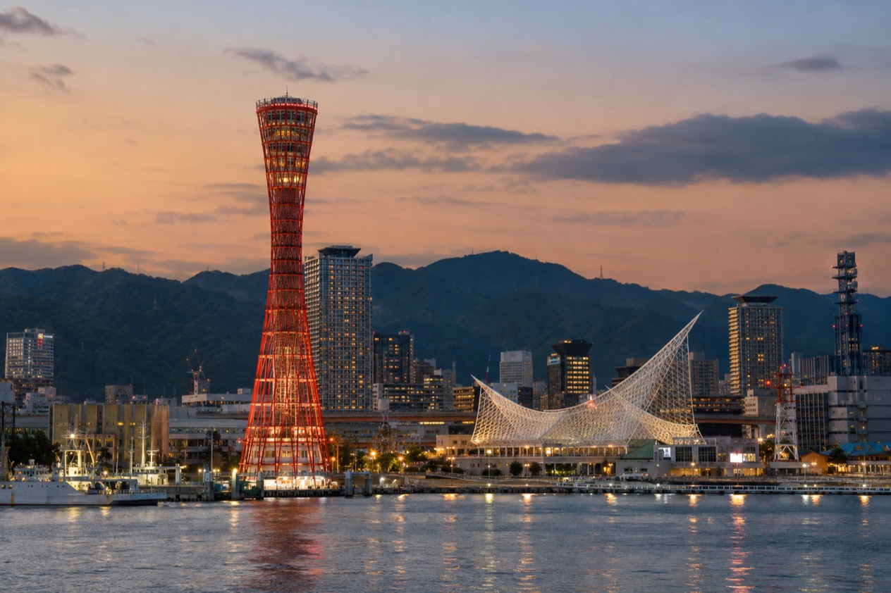 The harbor of Kobe