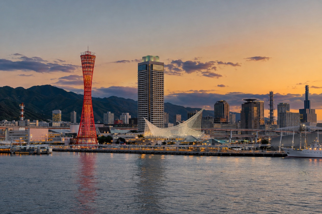The harbor of Kobe