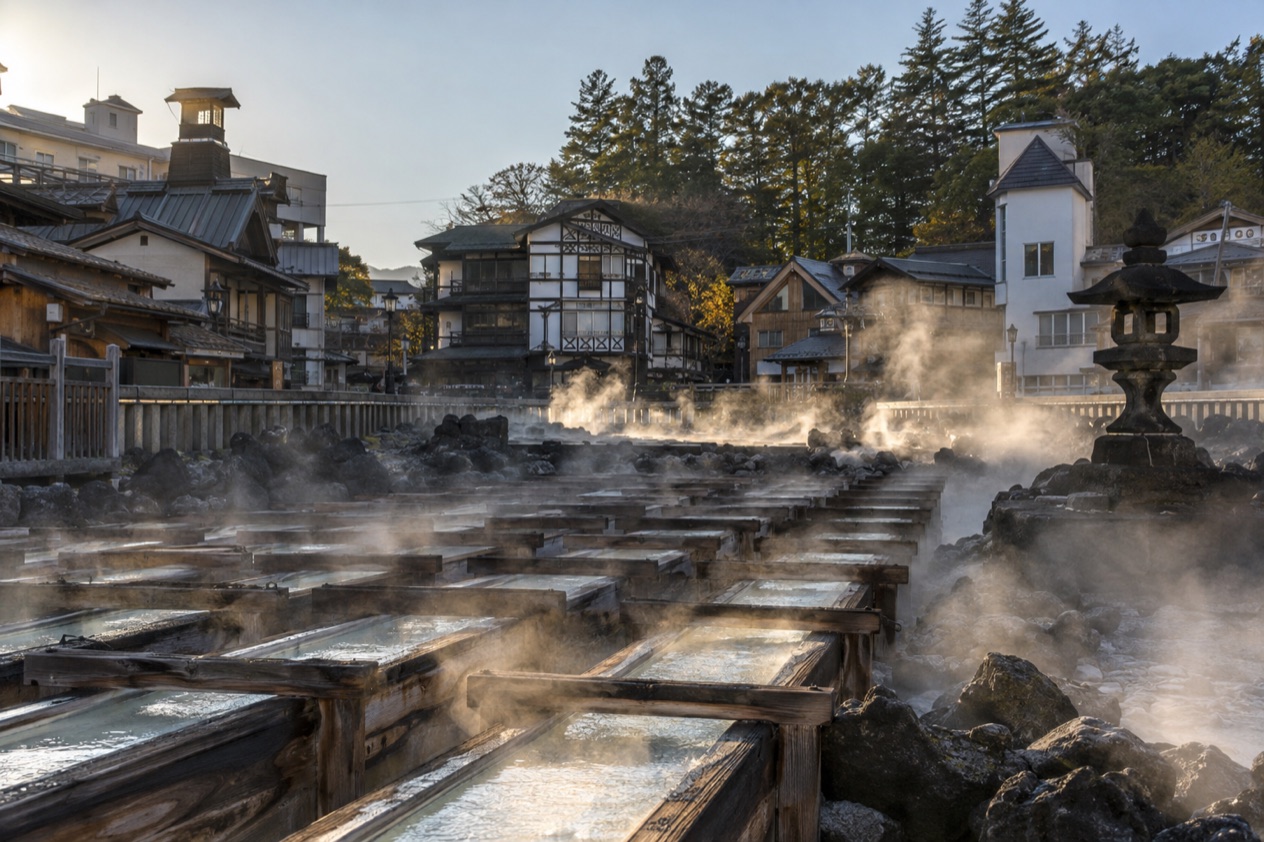 The hot spring square at Kusatsu