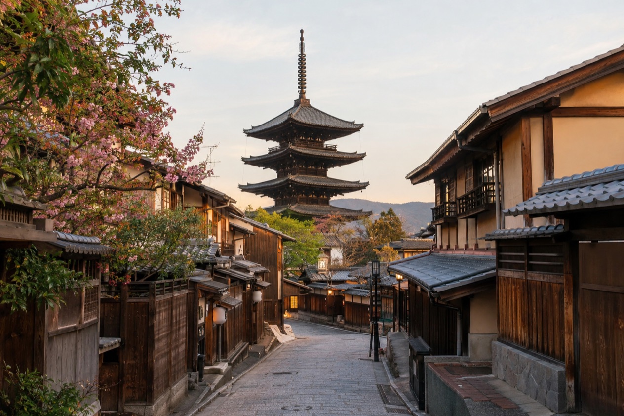A street in Higashiyama, Kyoto