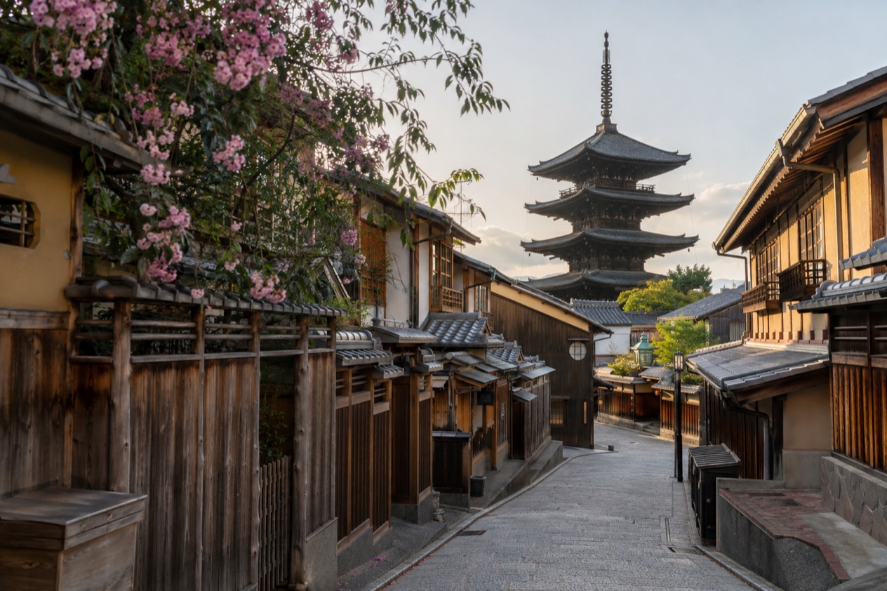 A street in Higashiyama, Kyoto