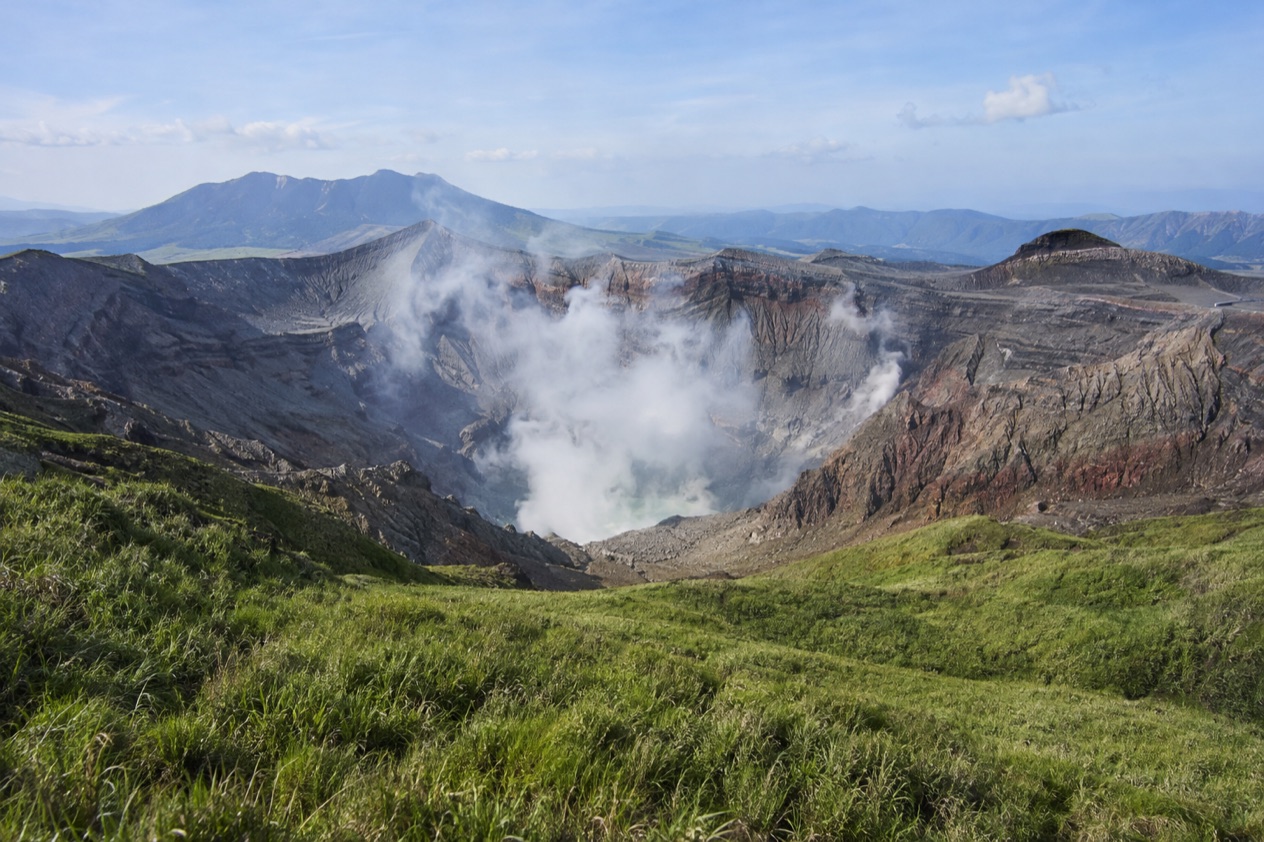 Mount Aso in Kyushu