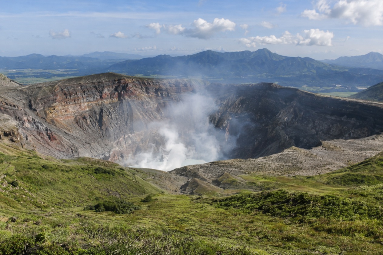 Mount Aso in Kyushu