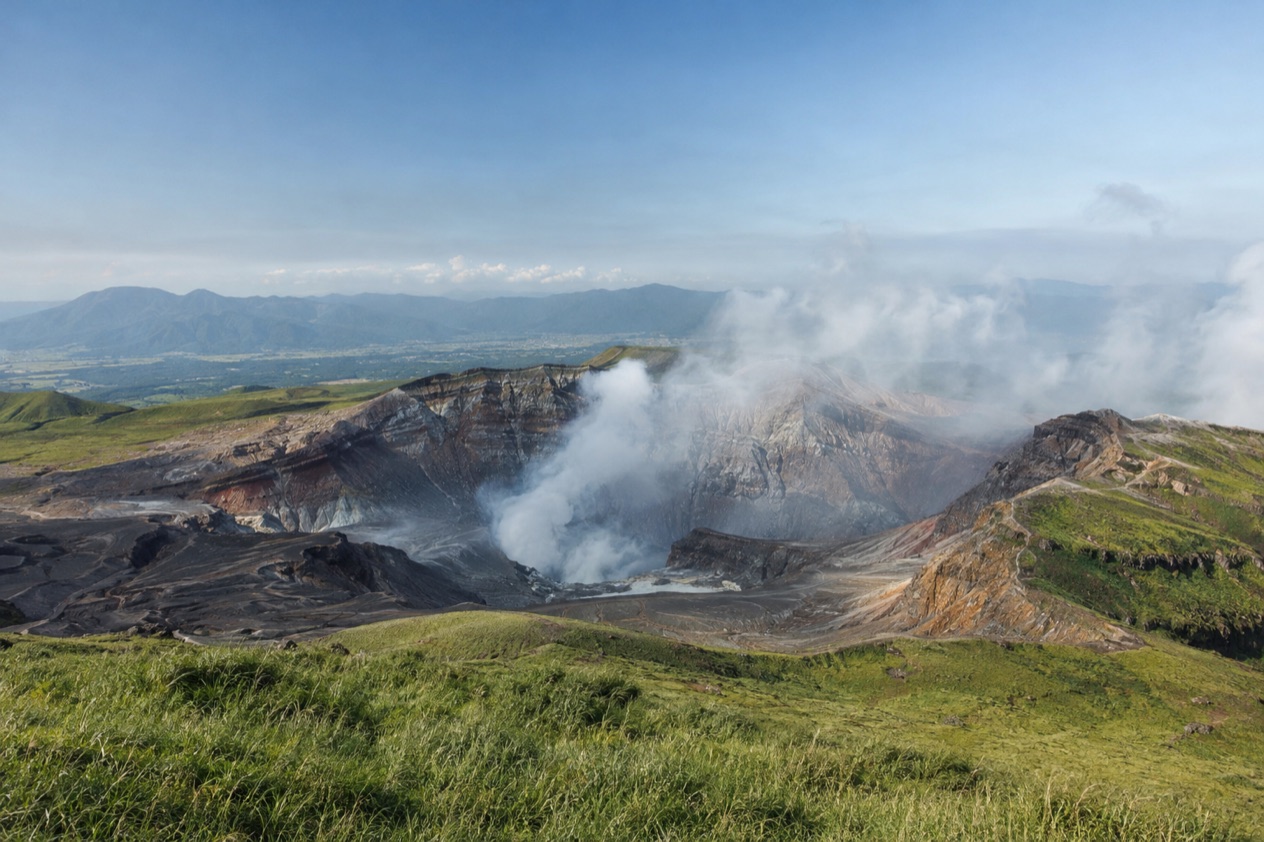 Mount Aso in Kyushu