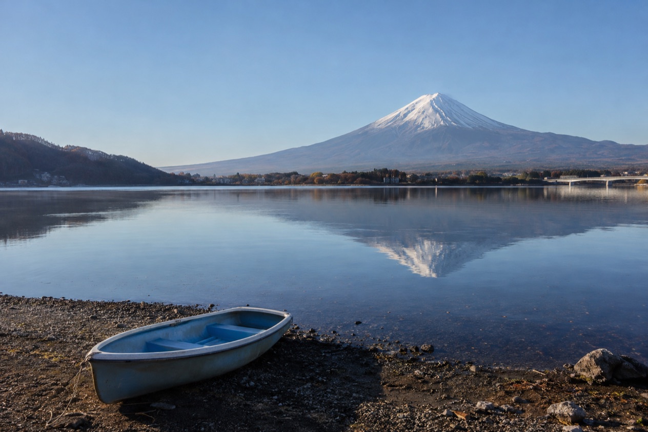 Mount Fuji from Lake Kawaguchi
