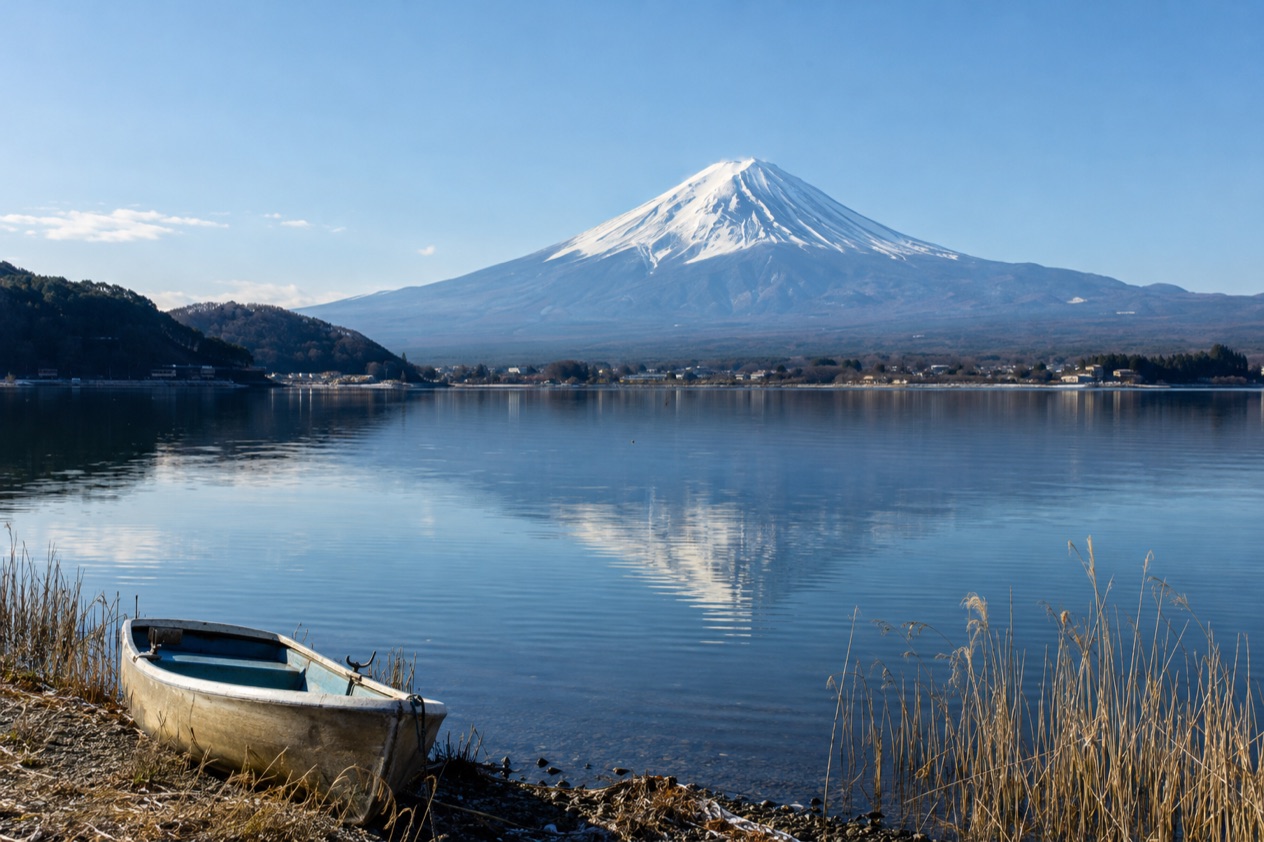 Mount Fuji from Lake Kawaguchi