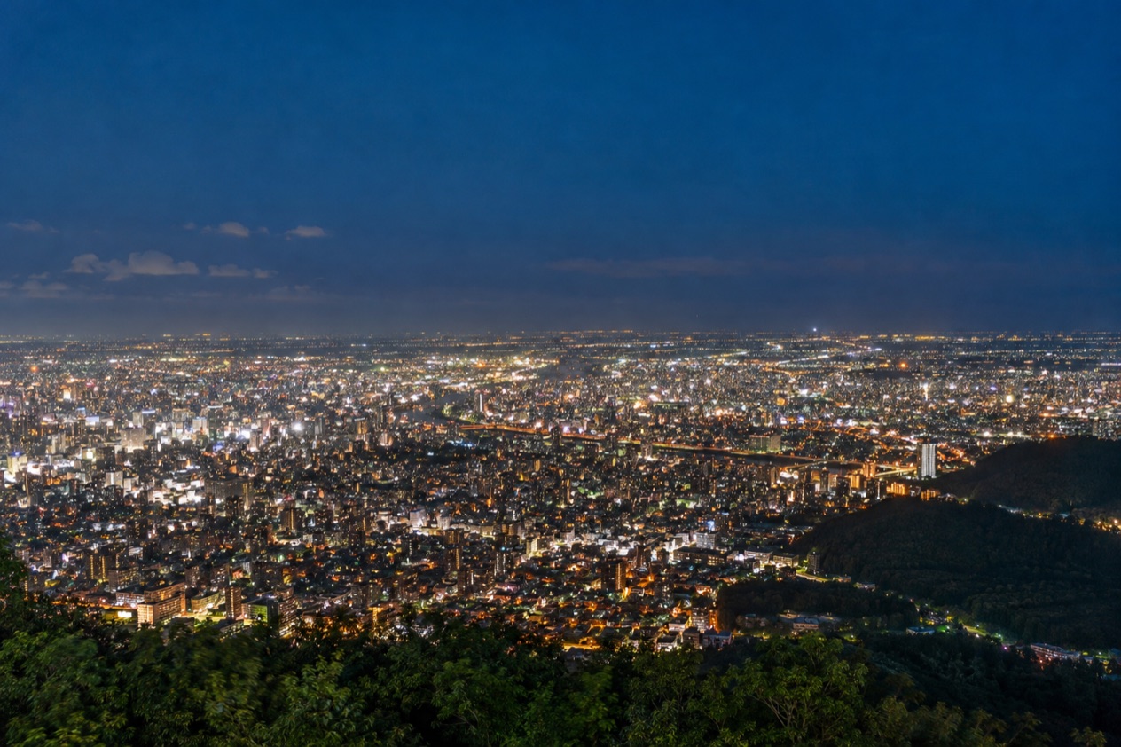 Mount Moiwa Night View