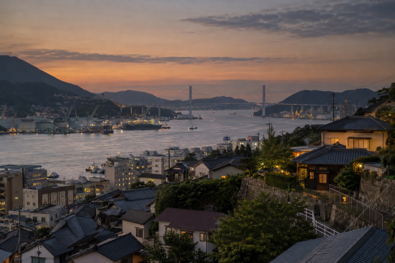 The harbor of Nagasaki