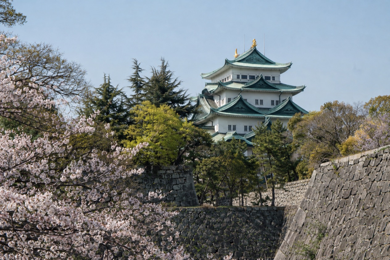 Nagoya Castle in spring
