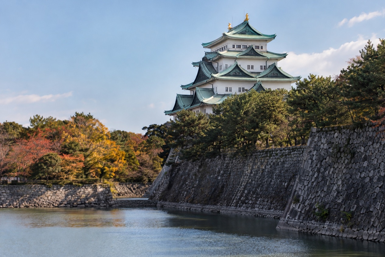 Nagoya Castle in autumn