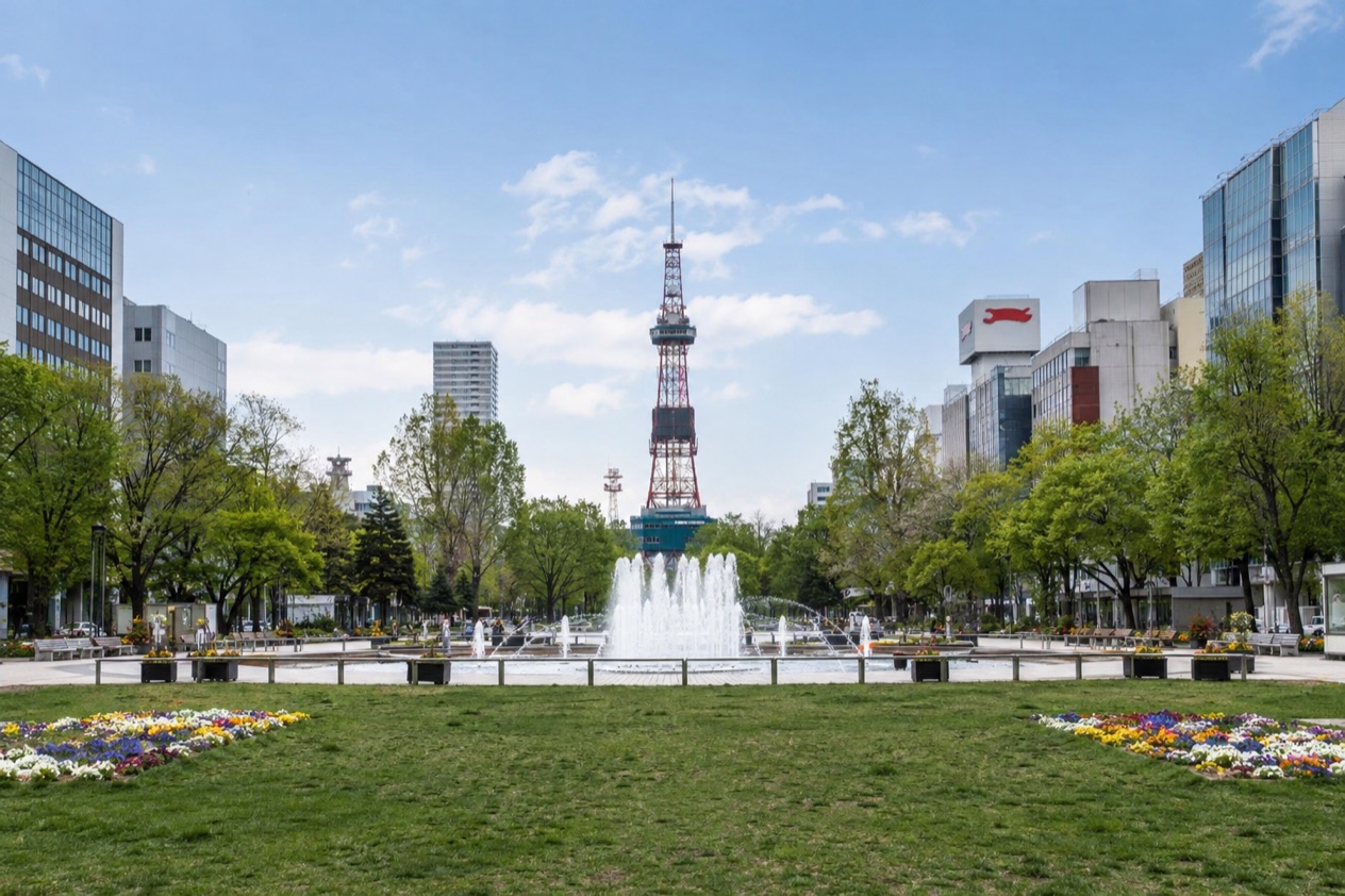 Odori Park in Sapporo