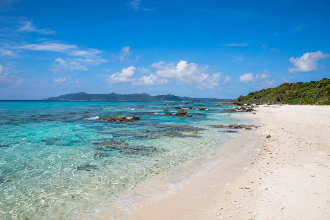 A beach on Okinawa