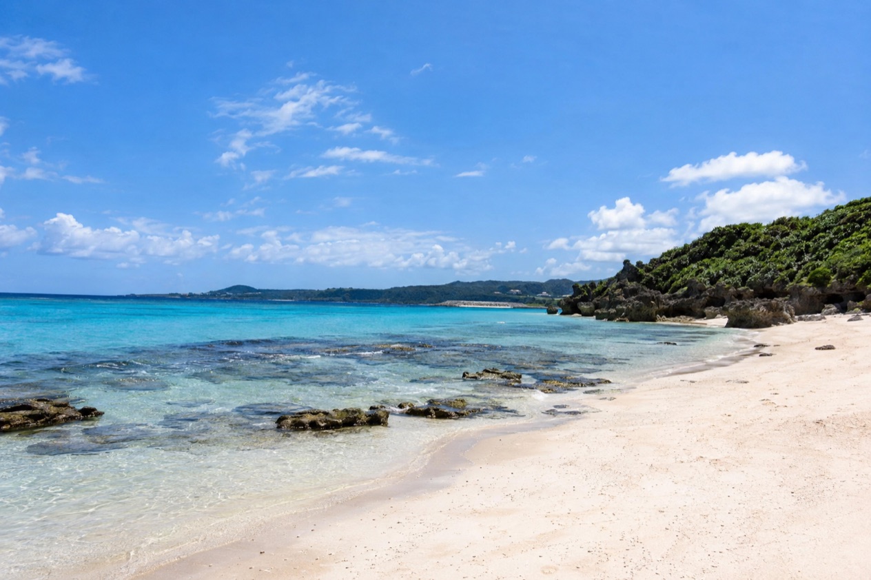 A beach on Okinawa