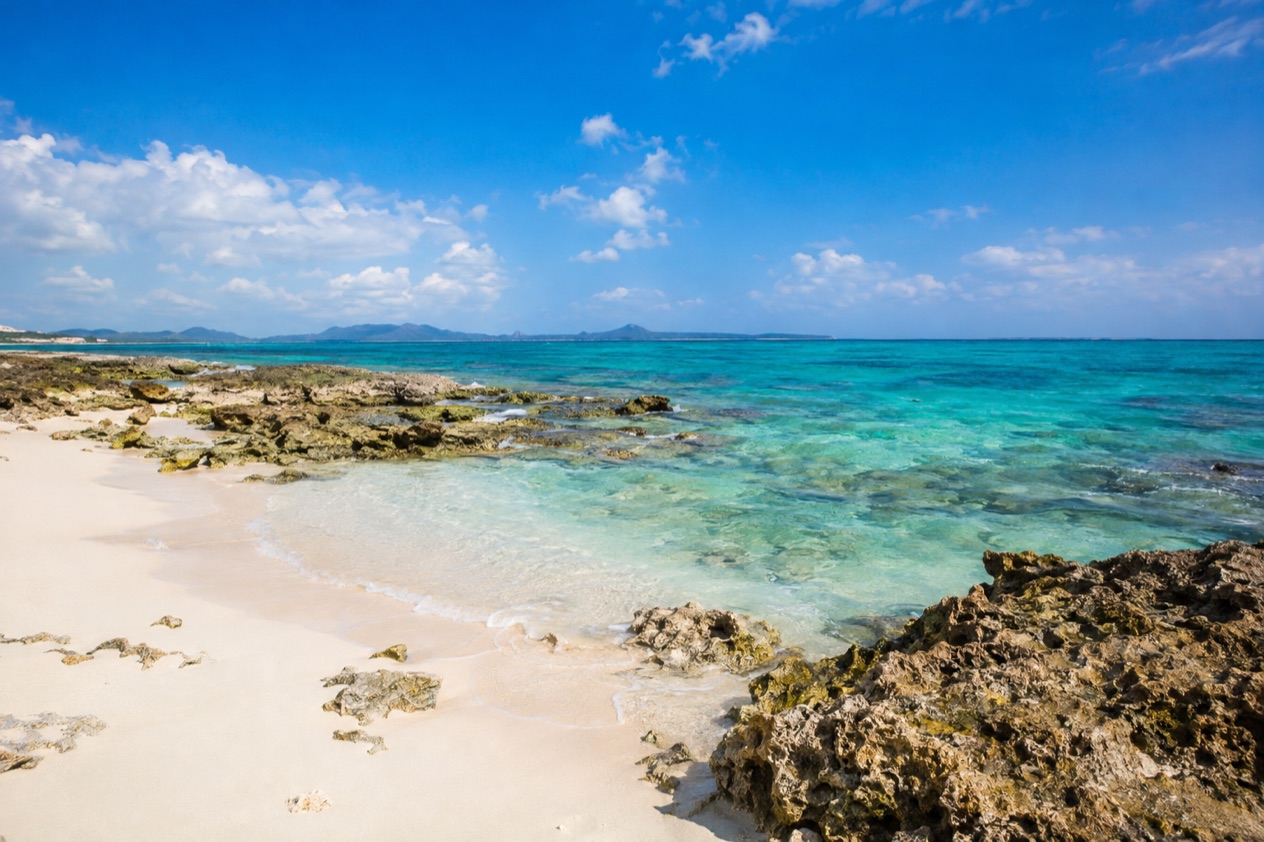 A beach on Okinawa