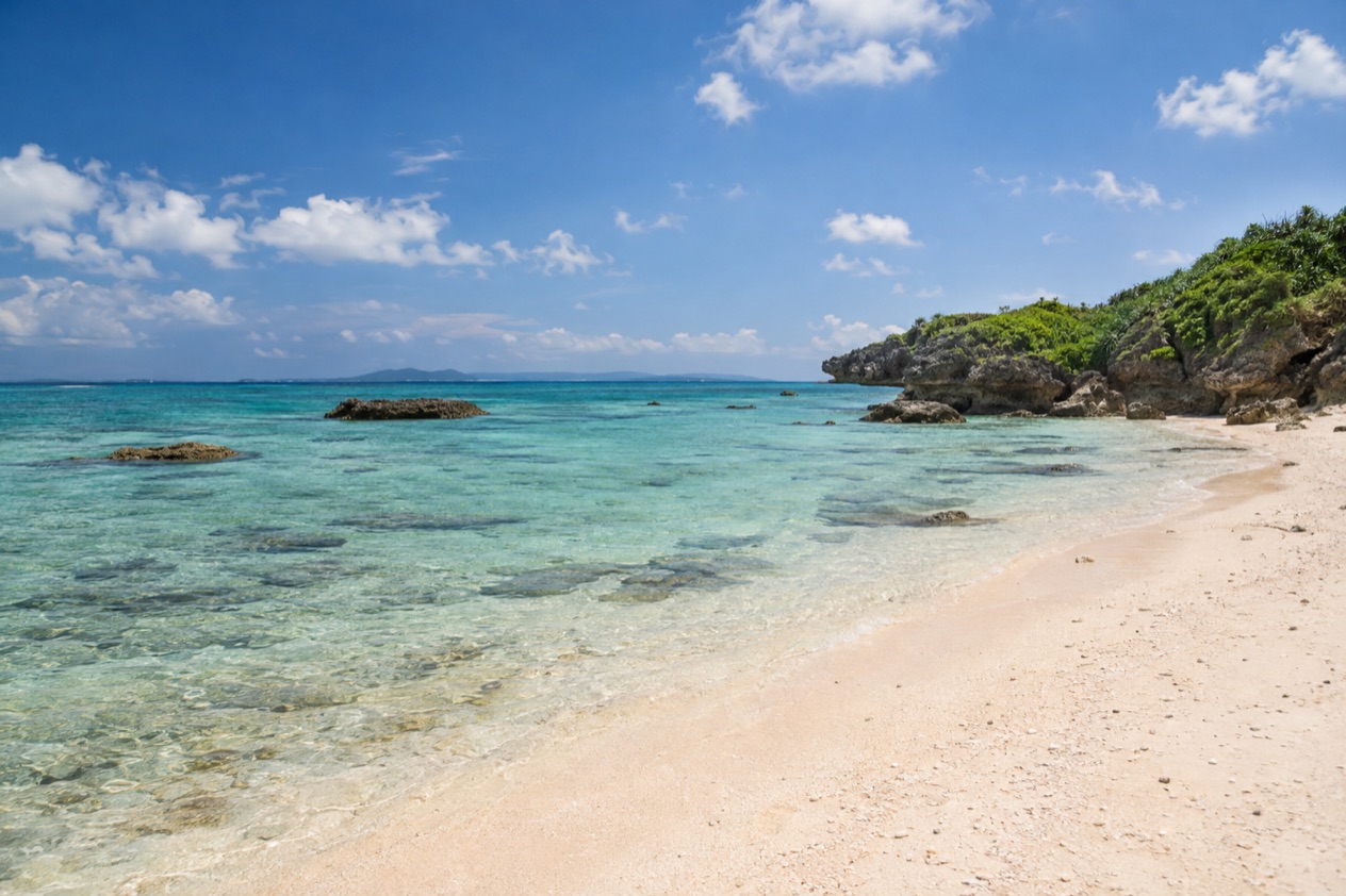 A beach on Okinawa