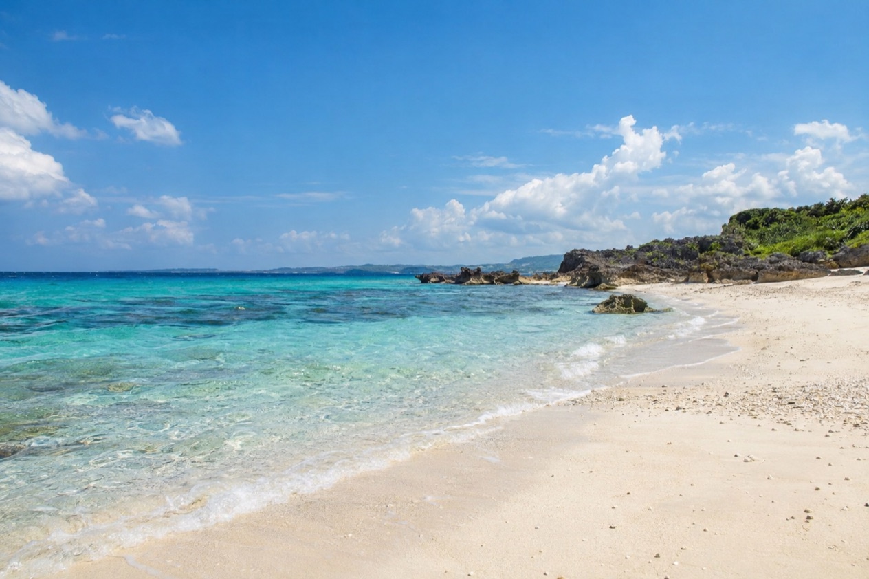 A beach on Okinawa