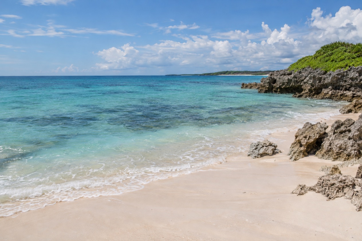 A beach on Okinawa