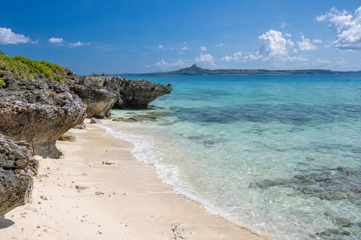 A beach on Okinawa