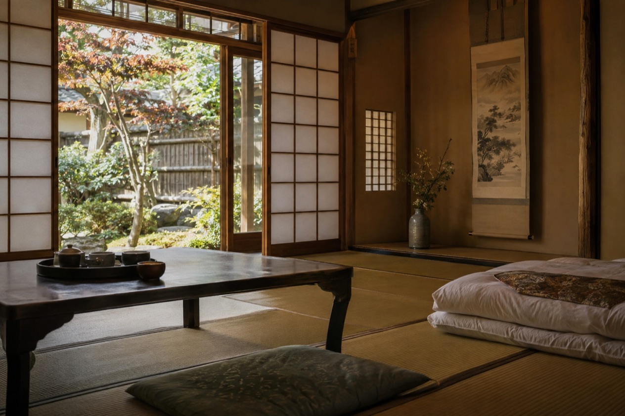 A room in a ryokan