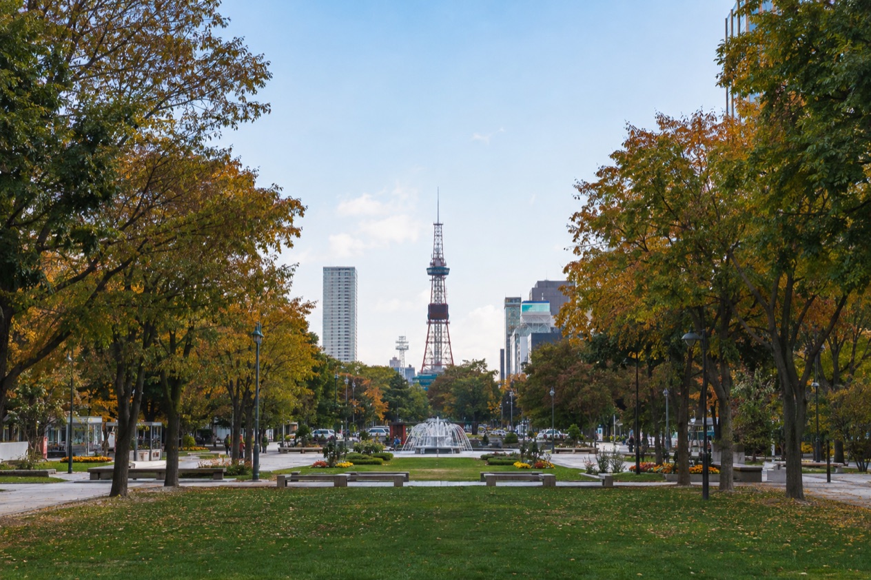 Odori Park in Sapporo