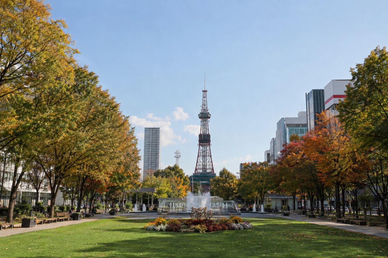 Odori Park in Sapporo