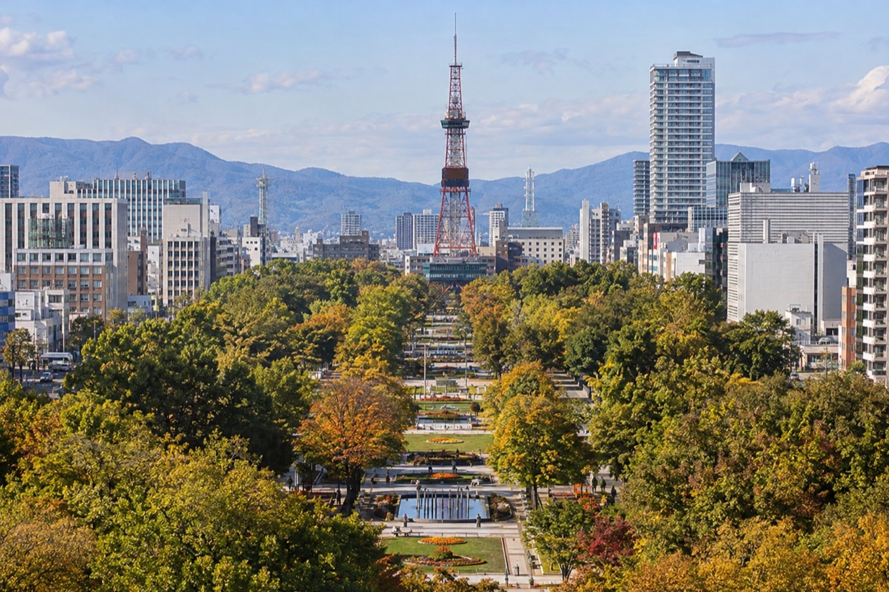 Odori Park in Sapporo