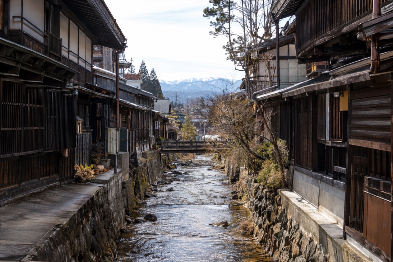 The old town of Takayama
