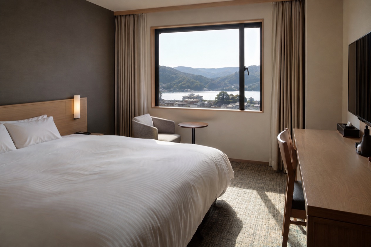 A hotel room in Japan
