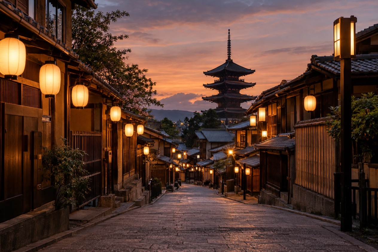 Lanterns at a Japanese festival