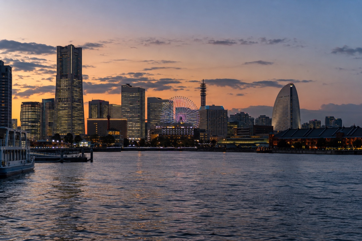 The Minato Mirai waterfront in Yokohama