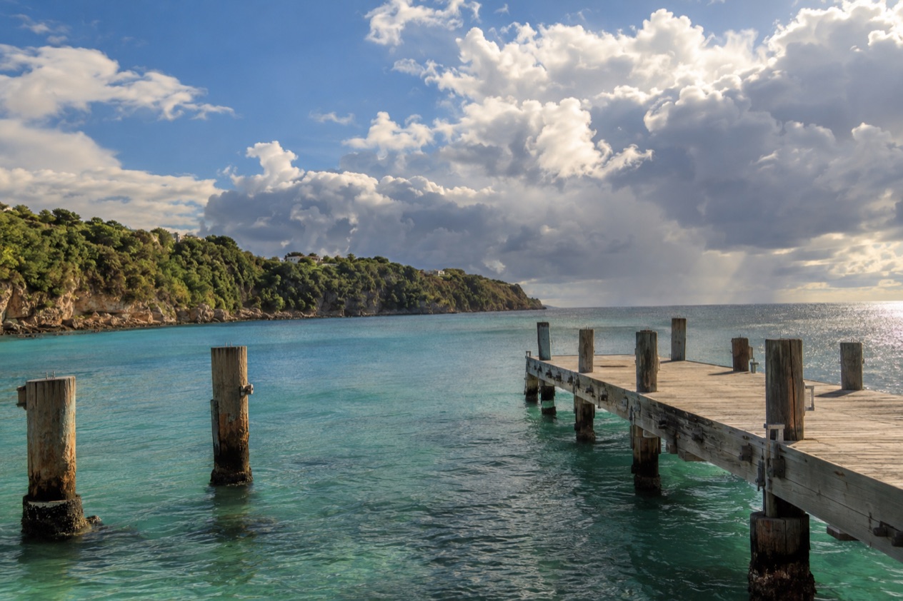 The coast near Aguadilla in the wetter months