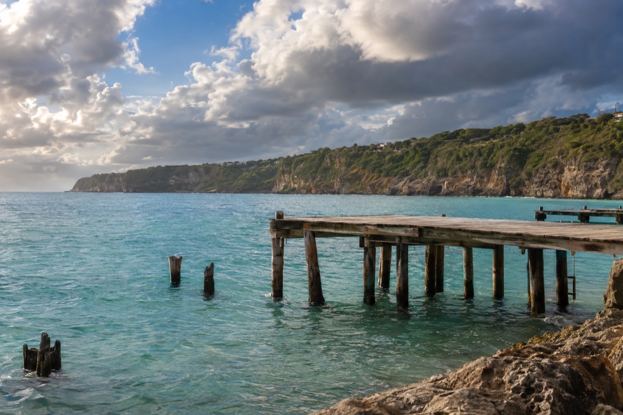 The coast near Aguadilla in the wetter months
