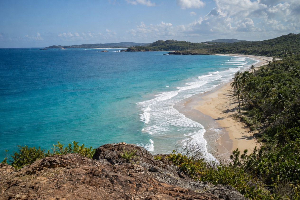 A beach on the Puerto Rican coast