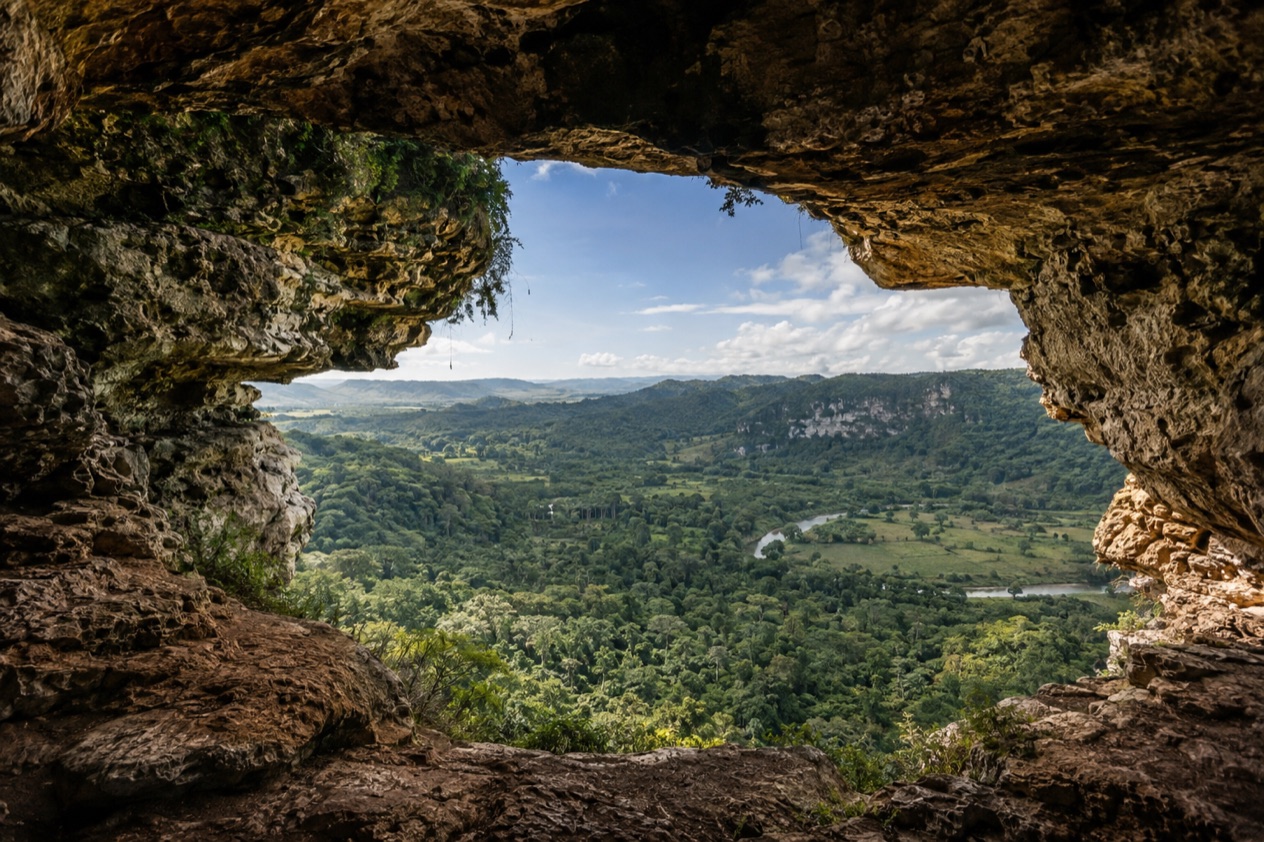 The natural window of Cueva Ventana